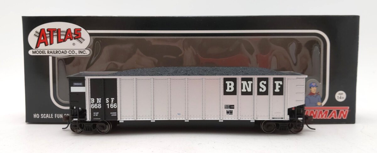 Atlas 20002798 HO BNSF Aluminum Coal Gondola with Load #668166