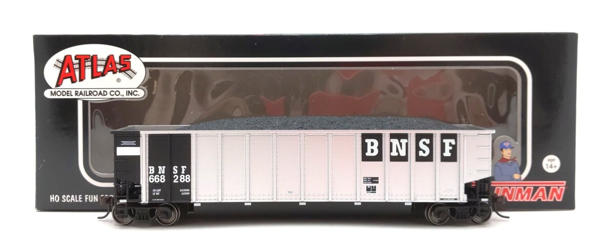 Atlas 20002799 HO BNSF Aluminum Coal Gondola with Load #668288