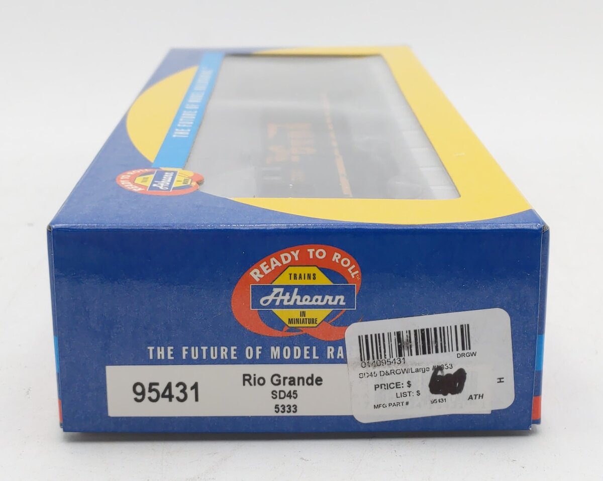 Athearn 95431 HO D&RGW SD45 Diesel Locomotive #5333 LN/Box