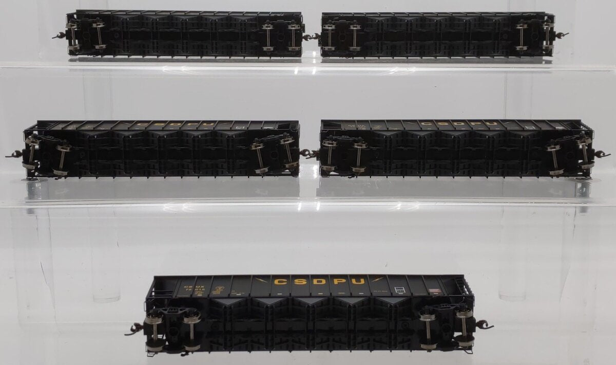 Athearn 94657 HO CSDPU 5-Bay Rapid Discharge Hopper #5 (Set of 5)