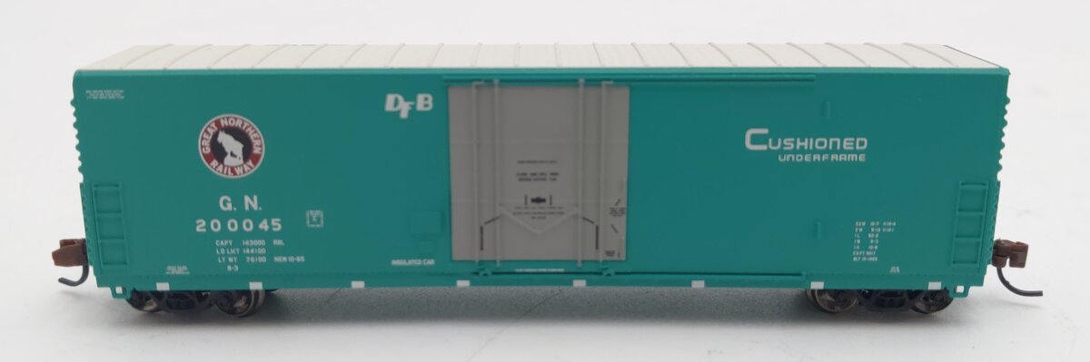 Wheels of Time 61074 N Scale Great Northern 50' Plug Door Boxcar #200045
