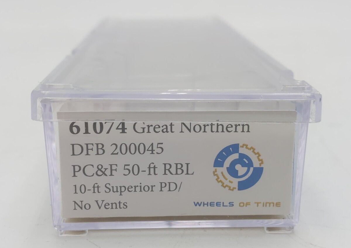 Wheels of Time 61074 N Scale Great Northern 50' Plug Door Boxcar #200045
