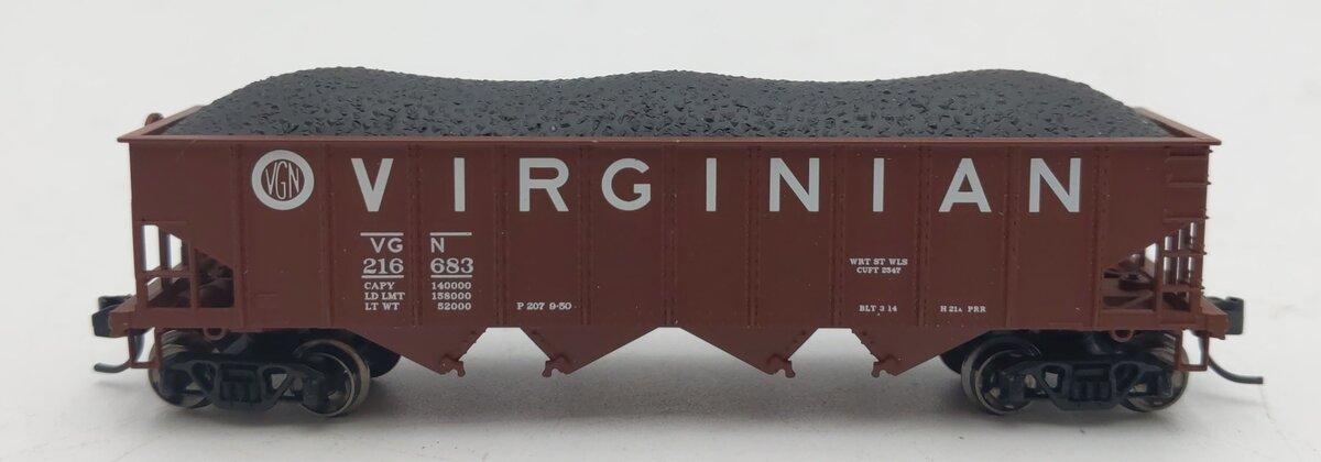 Bowser 37782 N Virginian Class H21a 4-Bay Hopper #216683