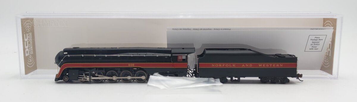 Bachmann 53252 N N&W 4-8-4 Class J Steam Locomotive with DCC Sound Value #608