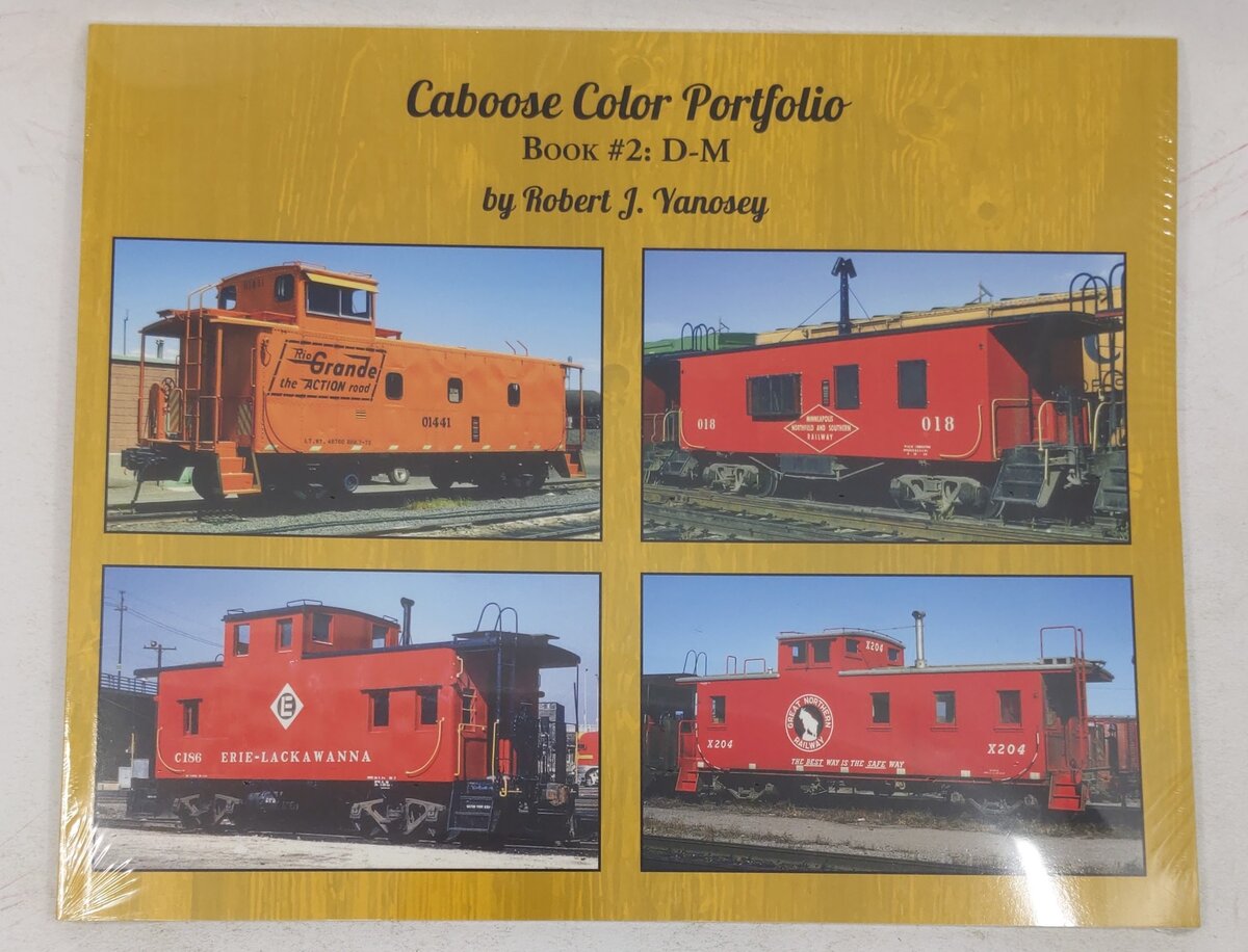 Caboose Color Portfolio Book #2 D-M Paperback Book By Robert J. Yanosey MT