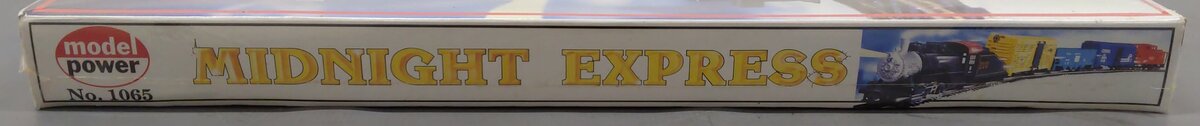 Model Power 1065 HO Scale Santa Fe Midnight Express Steam Locomotive Set MT/Box
