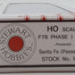 Stewart 9061 HO Santa Fe F7B Phase I Early Diesel Locomotive LN/Box