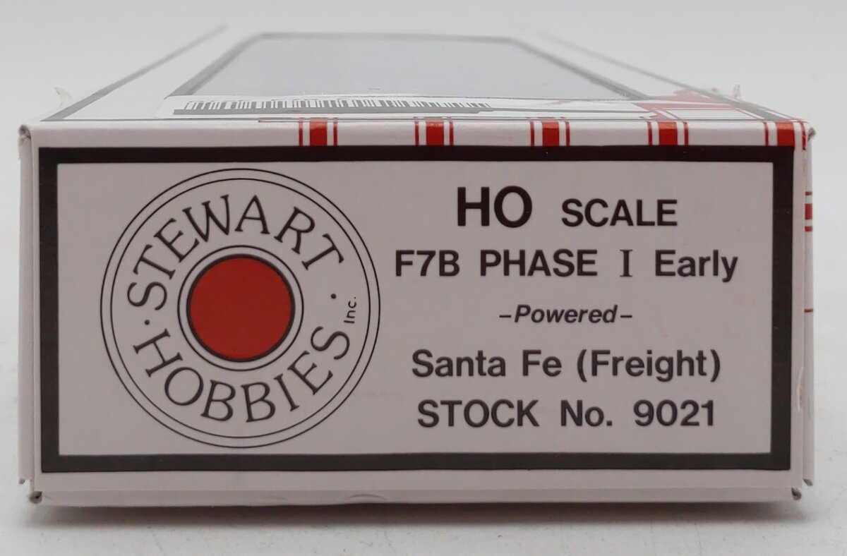 Stewart 9021 HO Santa Fe F7B Powered Phase I Early Diesel Locomotive LN/Box
