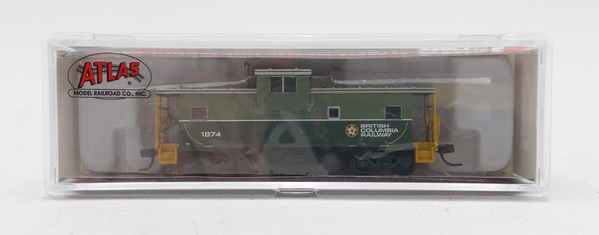 Atlas 50004135 N British Columbia Railway Extended Vision Caboose #1874