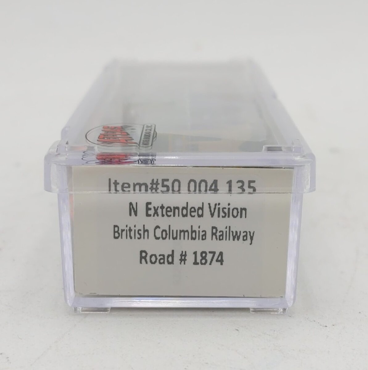 Atlas 50004135 N British Columbia Railway Extended Vision Caboose #1874