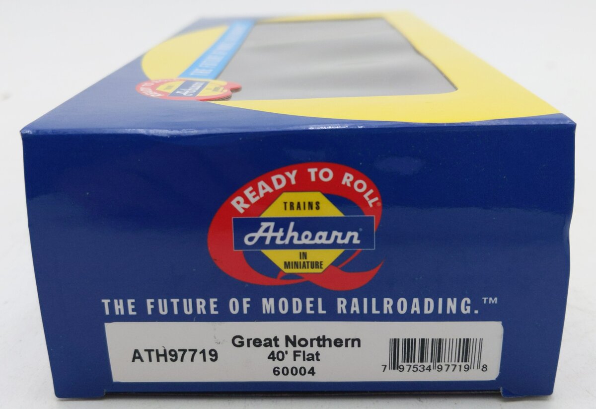 Athearn 97719 HO RTR 40' Flat, GN/Big Sky Blue #60004