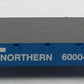 Athearn 97719 HO RTR 40' Flat, GN/Big Sky Blue #60004