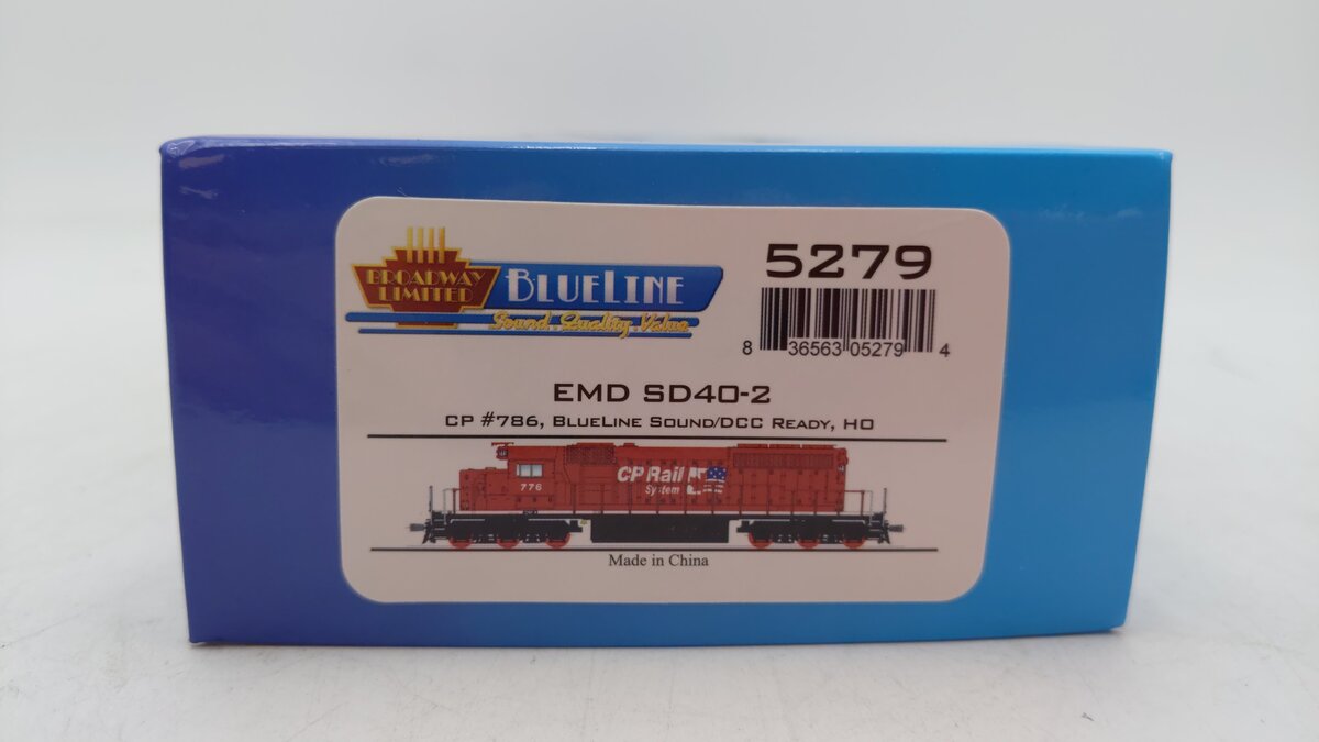 Broadway Limited 5279 HO Canadian Pacific EMD SD40-2 Low Nose with Sound #786