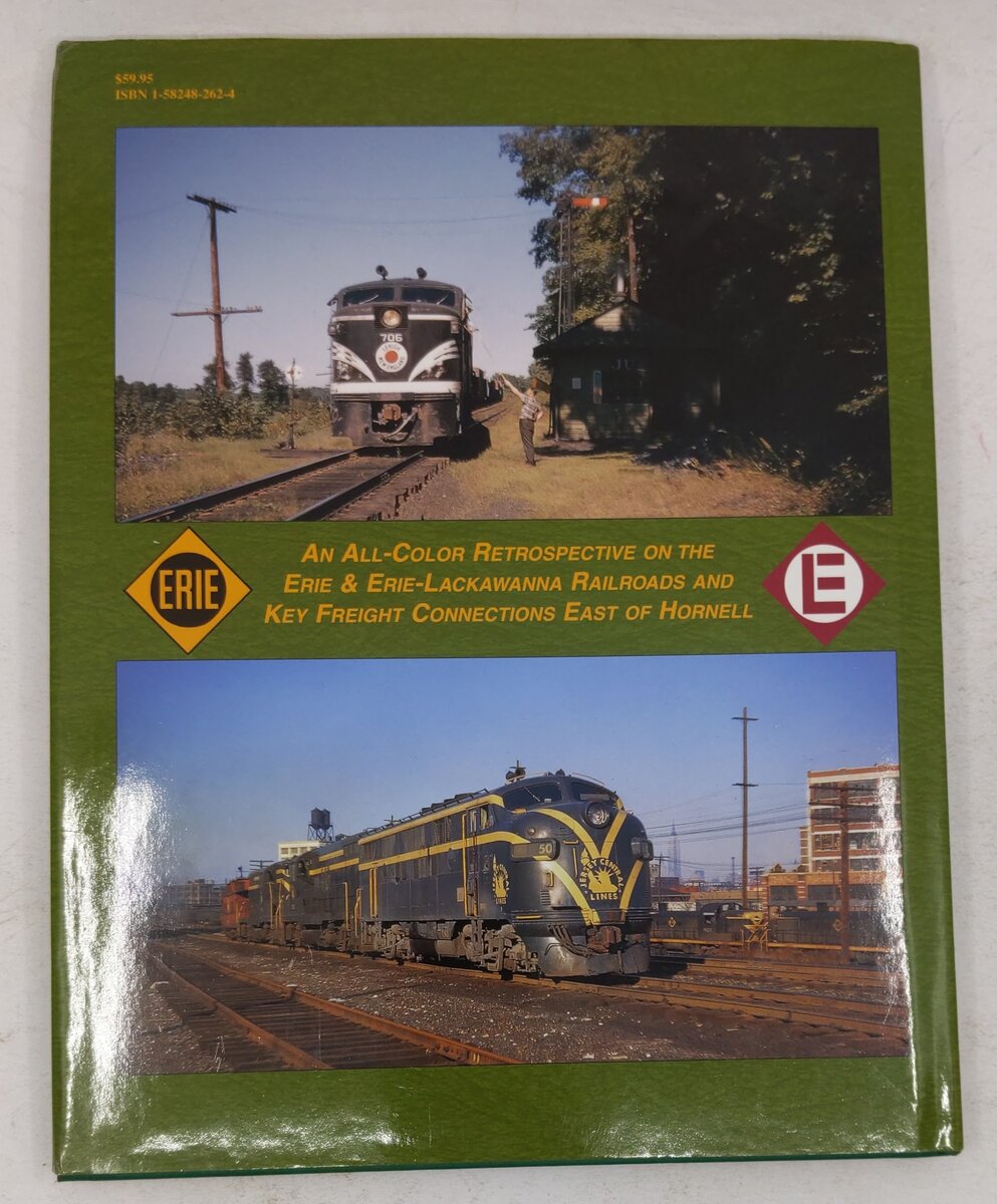 Trackside along the Erie Railroad & its Connections with Jim Kostibos Hardcover VG