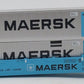 Lionel 6-36935 O Maersk Intermodal Maxi-Stack Car EX