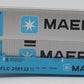 Lionel 6-36935 O Maersk Intermodal Maxi-Stack Car EX