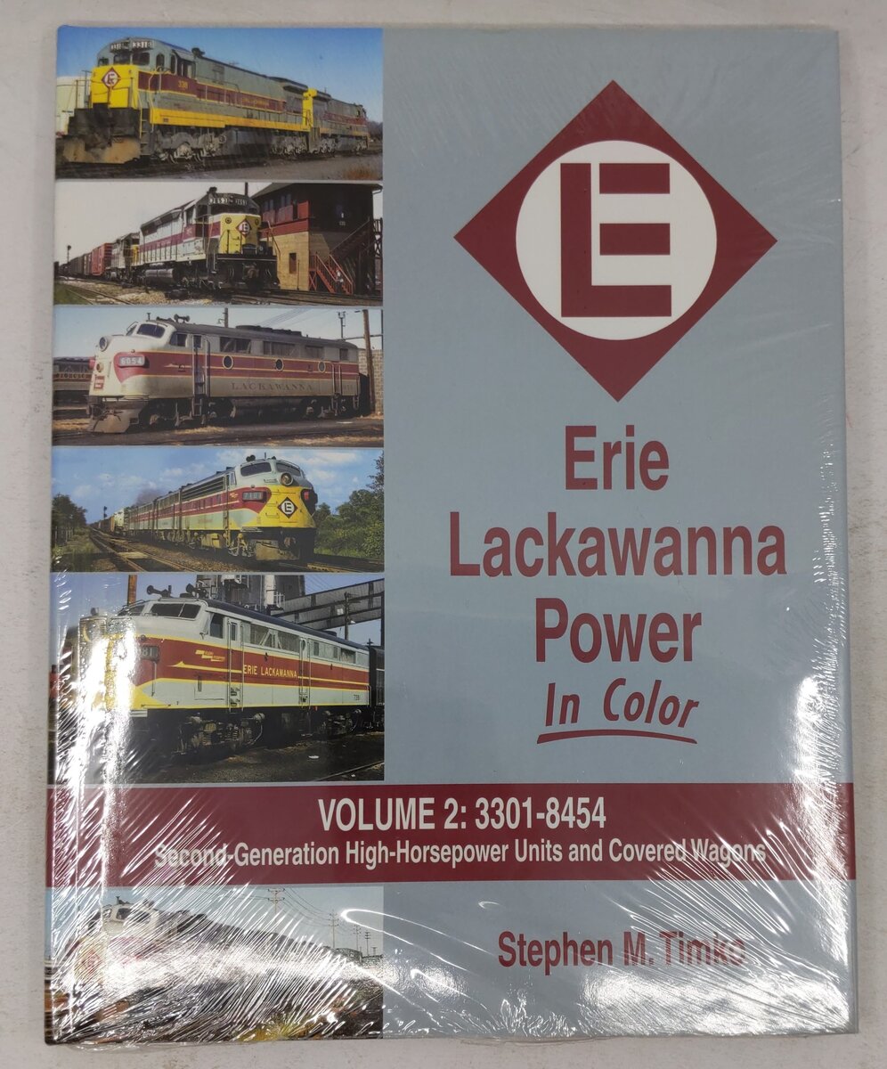 Erie Lackawanna Power in Color, 3301-8454, Vol. 2 Hardcover Book MT