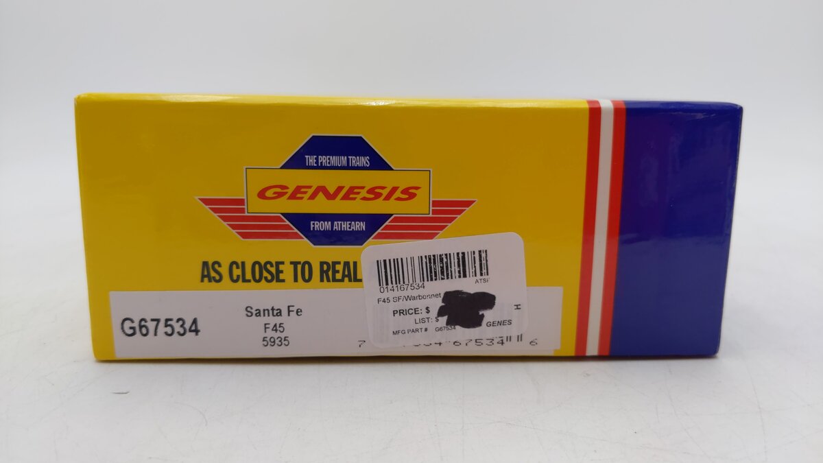 Athearn G67534 HO Santa Fe F45 Diesel Locomotive #5935