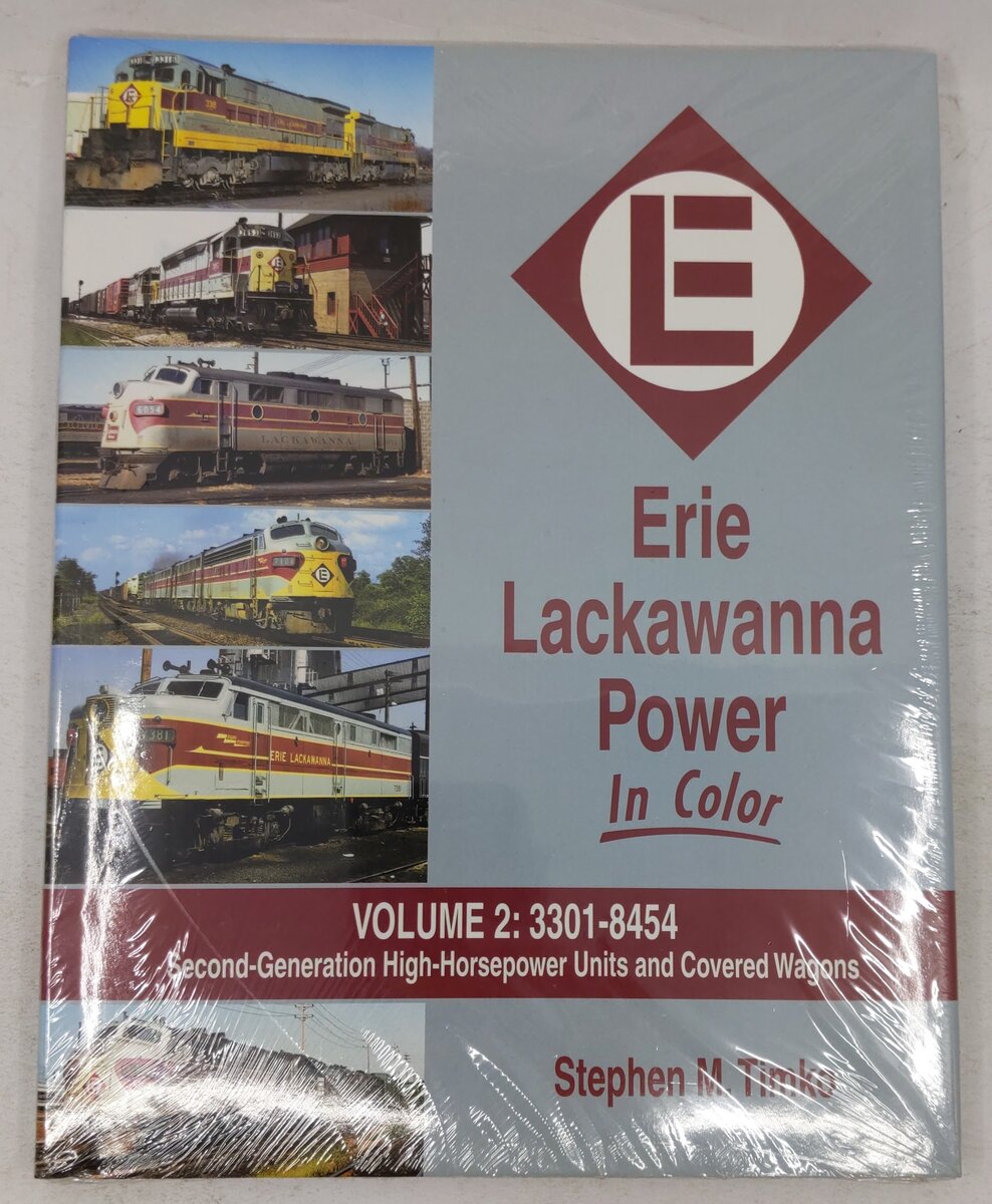 Erie Lackawanna Power in Color, 3301-8454, Vol. 2 Hardcover By Stephen M. Timko MT