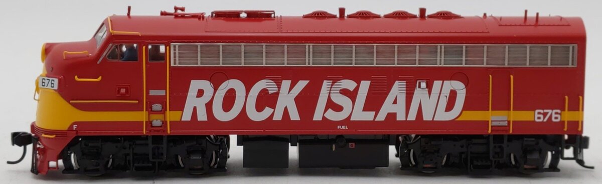 Walthers 920-40695 HO Rock Island EMD F7A Commuter #676 w/ Tsunami Sound & DCC
