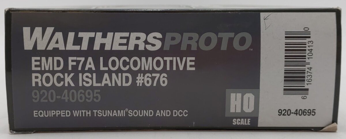 Walthers 920-40695 HO Rock Island EMD F7A Commuter #676 w/ Tsunami Sound & DCC