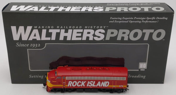 Walthers 920-40695 HO Rock Island EMD F7A Commuter #676 w/ Tsunami