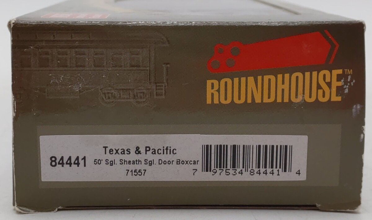 Roundhouse 84441 HO Scale Texas & Pacific Boxcar #71557