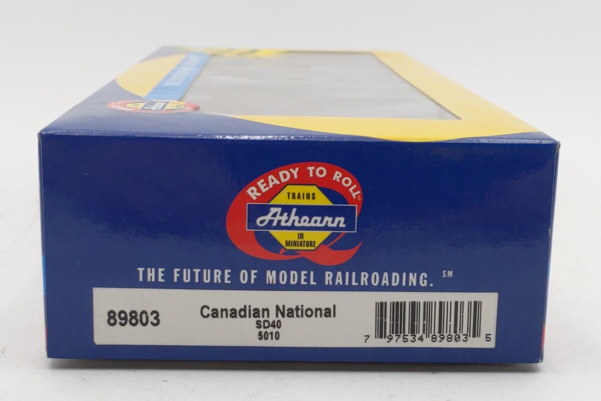 Athearn 89803 HO Scale Canadian National SD40 Diesel Locomotive #5010 LN/Box