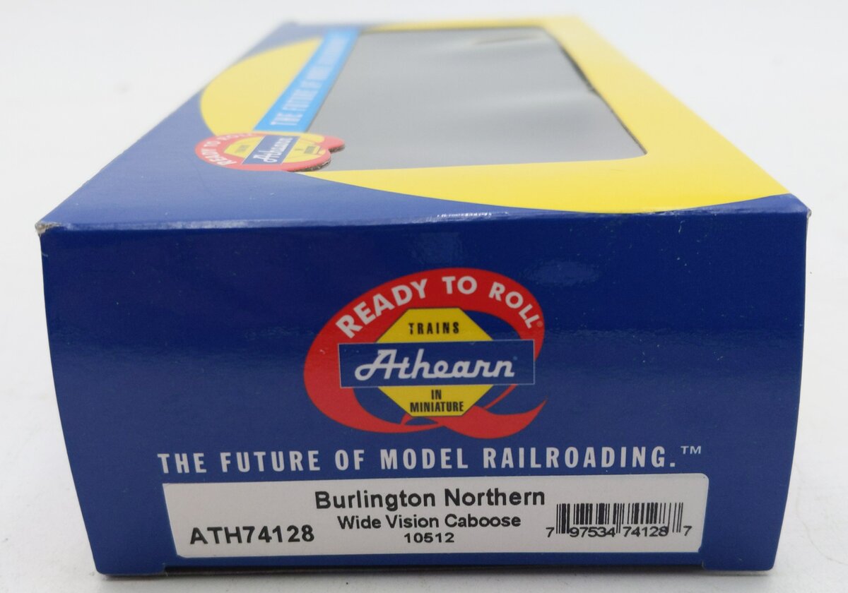 Athearn 74128 HO Scale Burlington Northern Wide Vision Caboose #10512 LN/Box