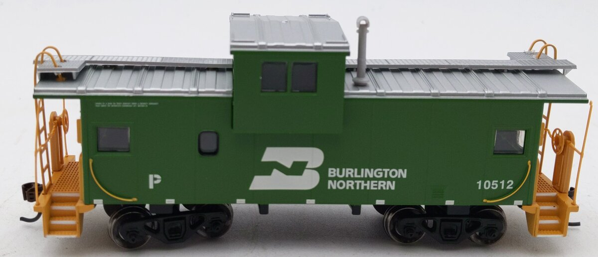 Athearn 74128 HO Scale Burlington Northern Wide Vision Caboose #10512 LN/Box