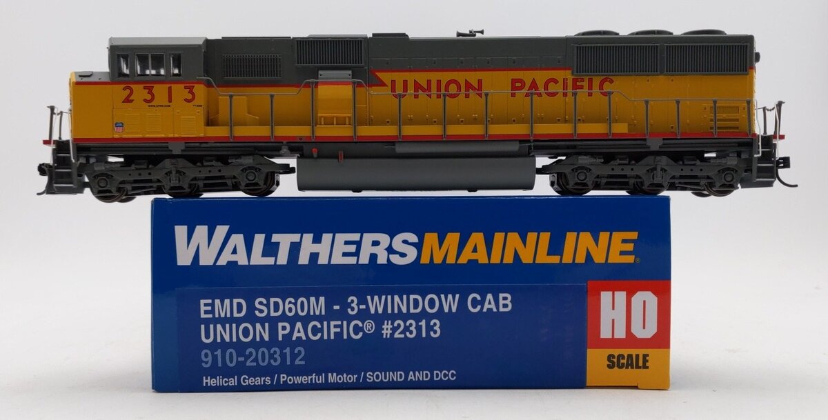 Walthers 910-20312 HO Union Pacific EMD SD60M Diesel Locomotive Sound/DCC #2313