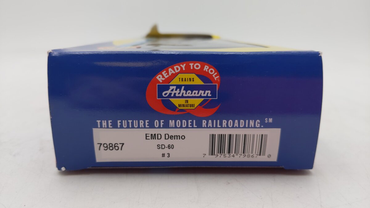 Athearn 79867 HO Scale Electro-Motive Demo SD-60 Diesel Locomotive #3 LN/Box