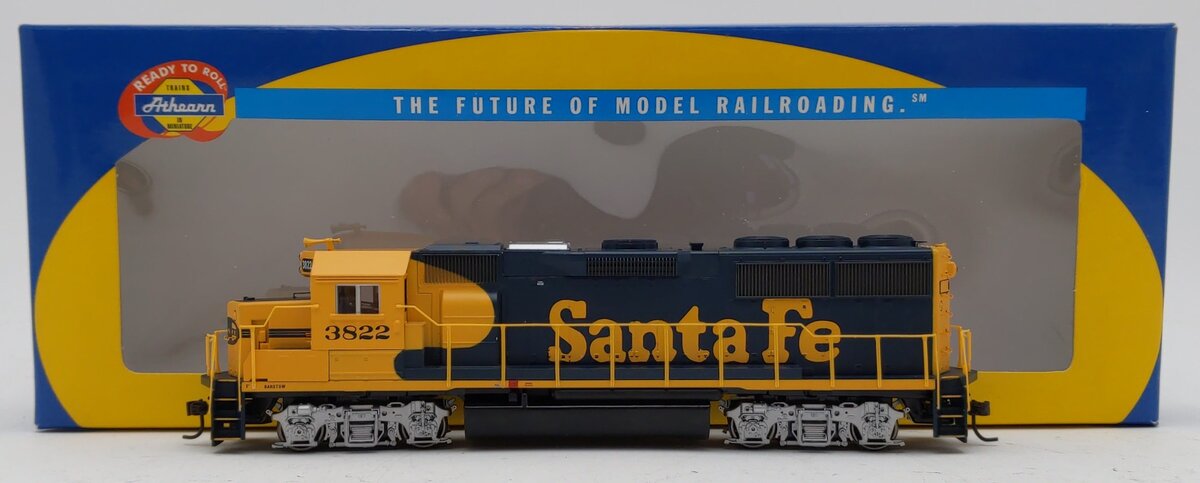 Athearn 77848 HO Santa Fe GP50 RTR Diesel Locomotive #3822
