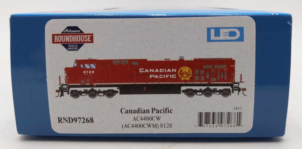 Roundhouse RND97268 HO Scale Canadian Pacific AC4400CW Diesel Engine #8128 NIB