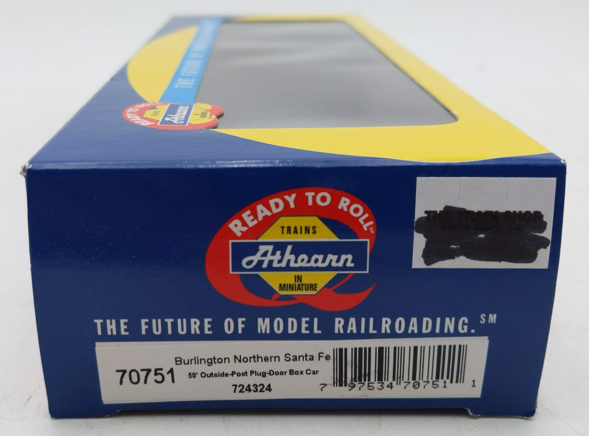 Athearn 70751 HO Scale BNSF 50' Outside-Post Plug-Door Boxcar #724324