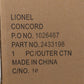 Lionel 2433198 O Chicago Burlington & Quincy LEGACY F7B Diesel Locomotive #167B LN/Box