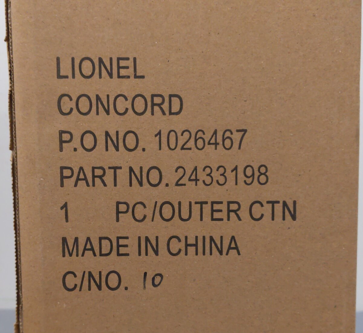 Lionel 2433198 O Chicago Burlington & Quincy LEGACY F7B Diesel Locomotive #167B LN/Box