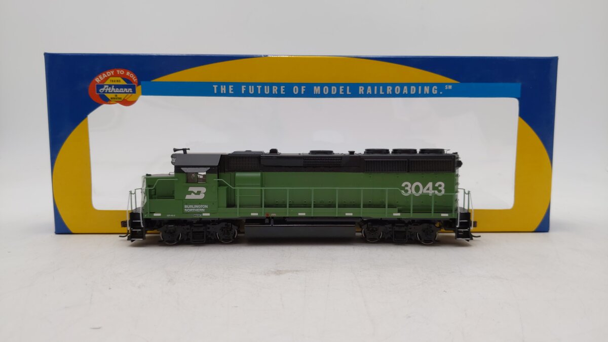 Athearn 89715 HO Scale Burlington Northern GP40-2 Diesel Locomotive #3043 LN/Box