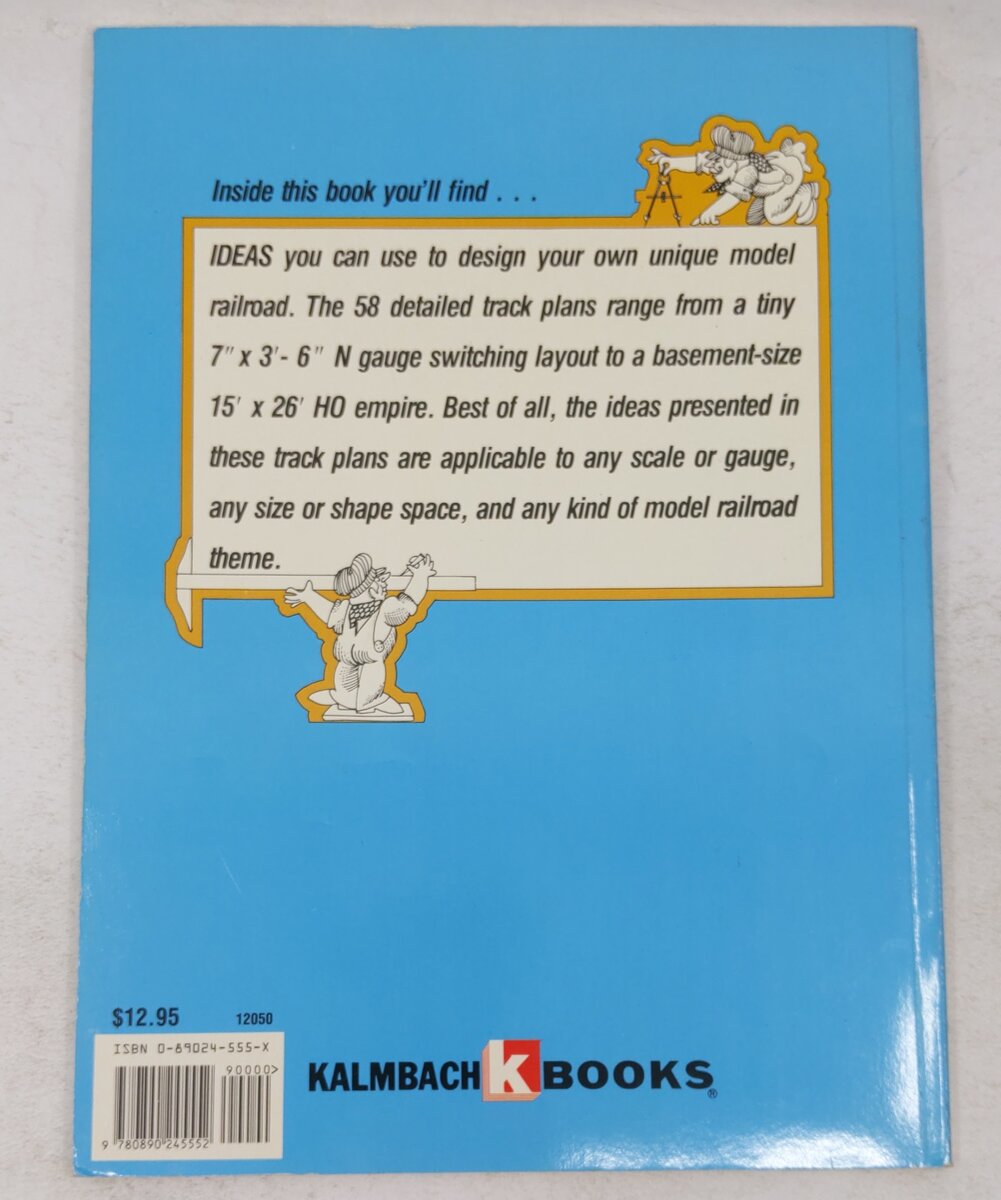 Track Planning Ideas from Model Railroader 58 Track Plans Paperback Book VG