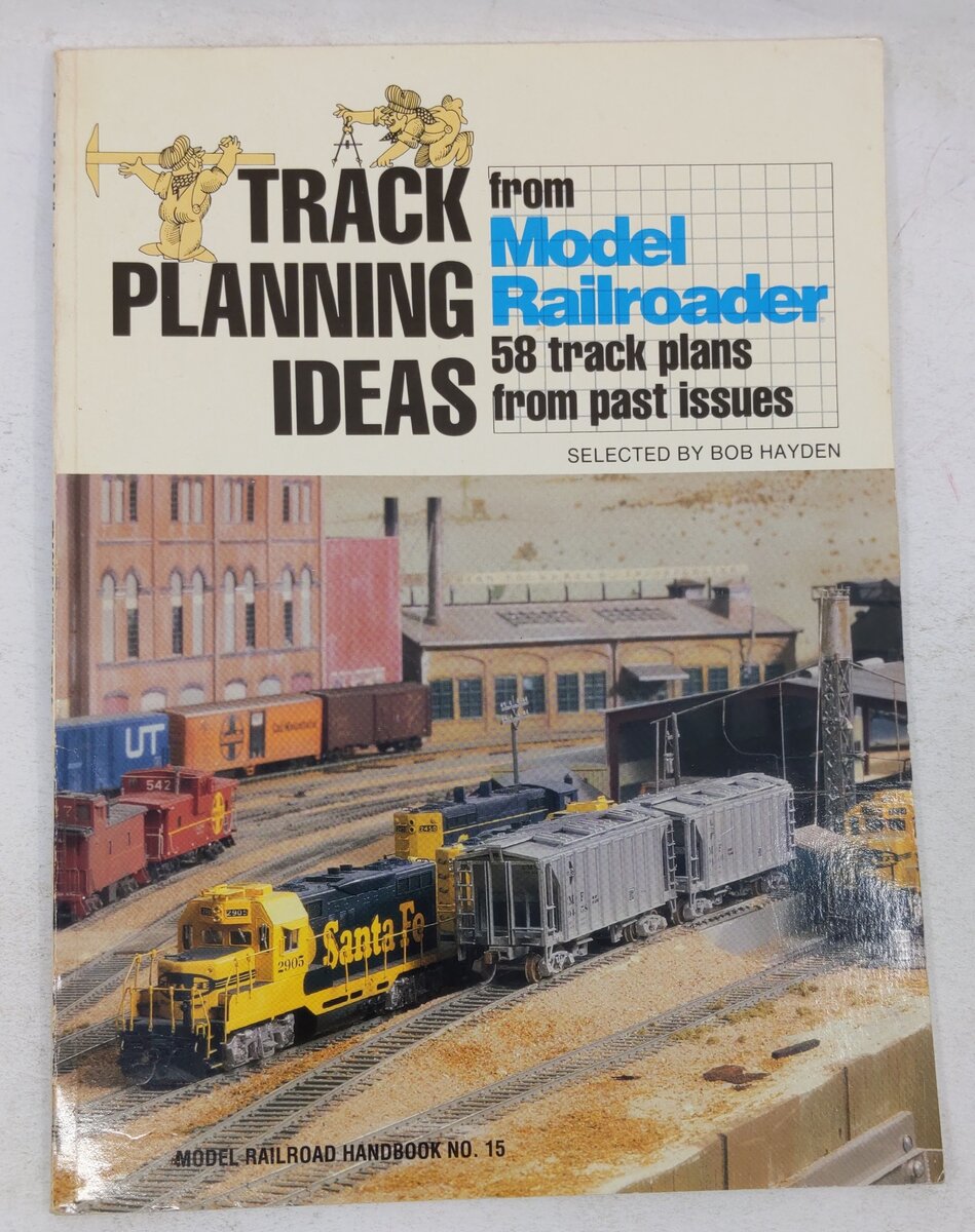 Track Planning Ideas from Model Railroader 58 Track Plans Paperback Book VG