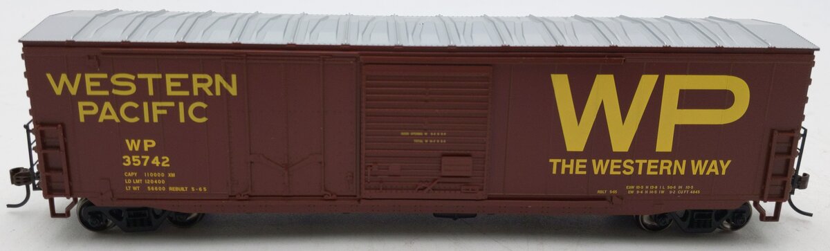 Athearn 89398 HO Western Pacific 50' Combination Door Boxcar #35742