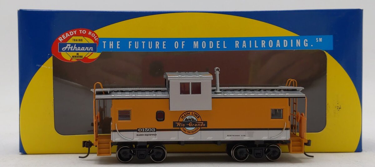 Athearn 75230 HO Rio Grande Wide Vision Caboose #01503