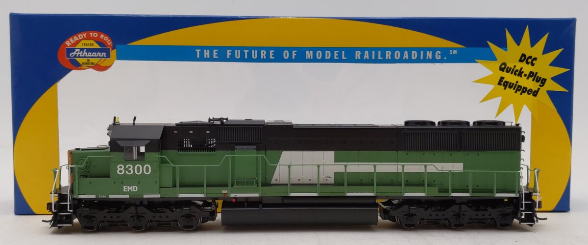 Athearn 78801 HO Scale Ex-BN Demo SD-60 EMD Lease Diesel Locomotive #8300