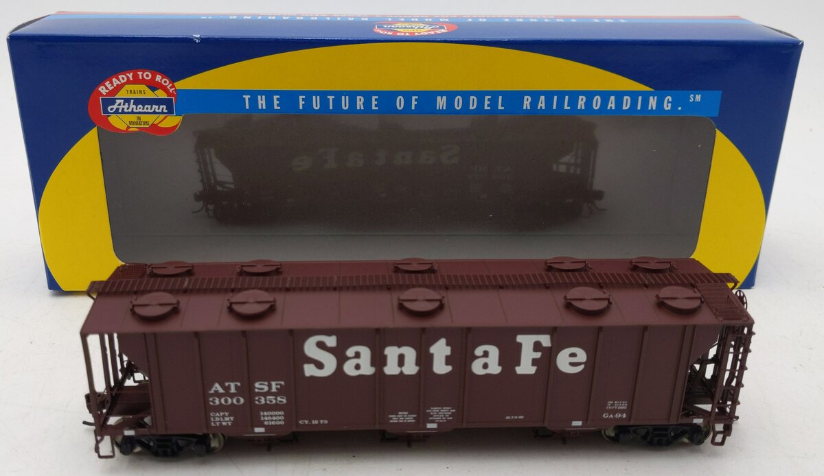 Athearn 93768 HO Santa Fe PS 2893 Covered Hopper Car #300358