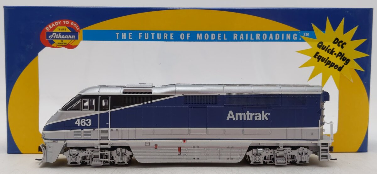 Athearn 26317 HO Scale Amtrak F59PHI Operation West Diesel Locomotive #463