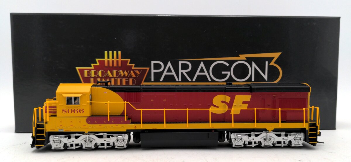 Broadway Limited 4402 HO Santa Fe GE C30-7 Diesel Locomotive #8066 w/Paragon3 LN/Box