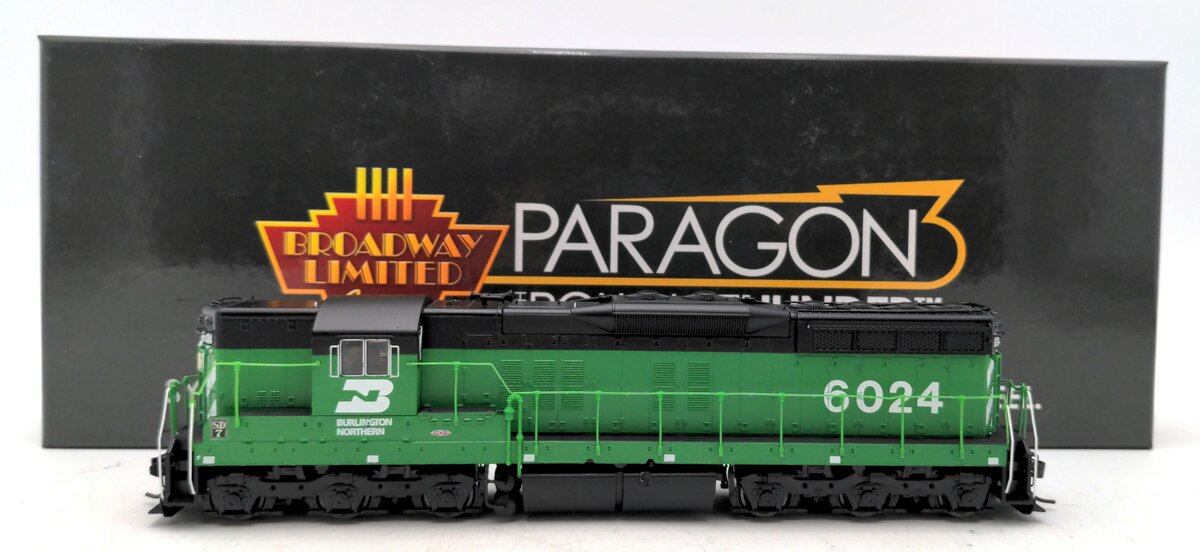 Broadway Limited 4945 HO Burlington Northern EMD SD-7 Diesel Loco Paragon3 #6024