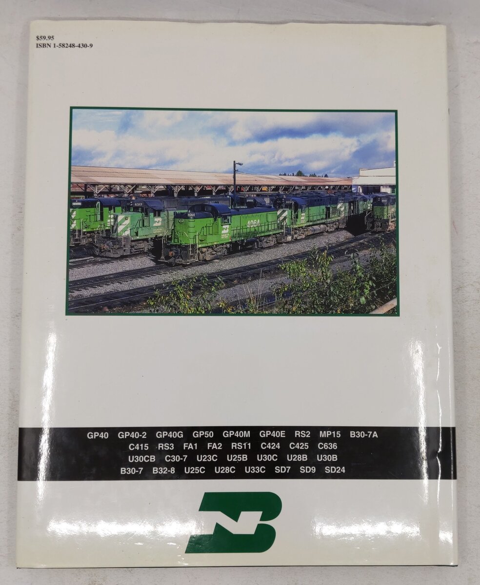 Burlington Northern Power In Color Vol.2 Hardcover Book By Stephen M. Timko EX
