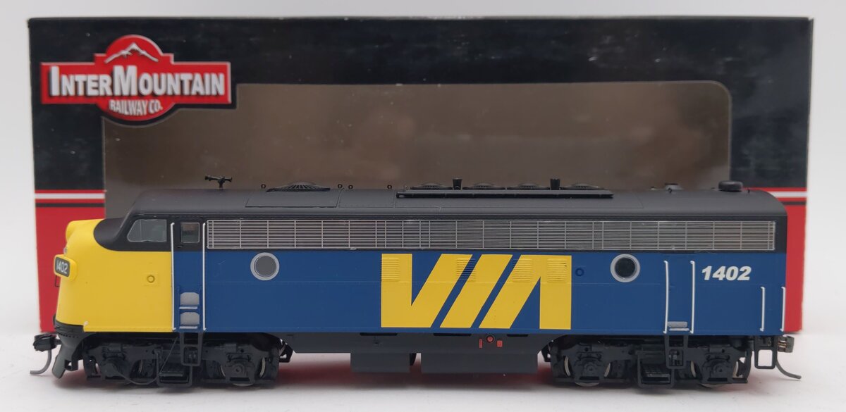 InterMountain 49909S HO VIA Rail Canada EMD FP7 Diesel Loco w/ Sound & DCC #1402