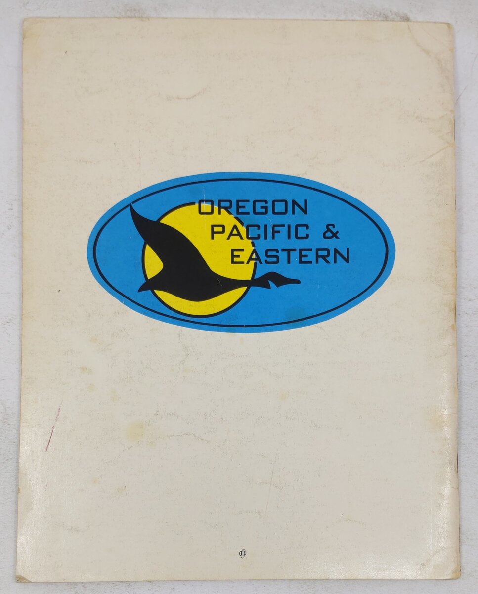 Oregon Pacific & Eastern Railway Paperback Book By Fred A. Stindt